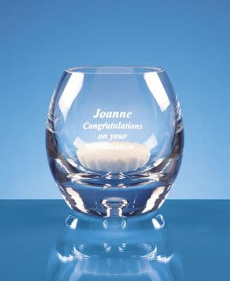 Handmade Bubble Base Candle Holder 105mm