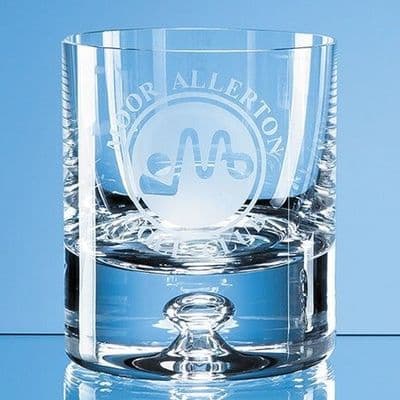 Handmade Bubble Base Whisky Tumbler