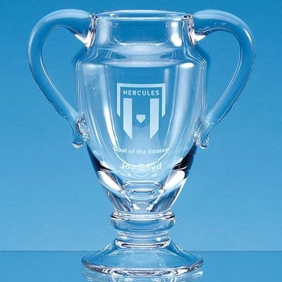 Handmade Double Handled Trophy Cup/Vase 215mm