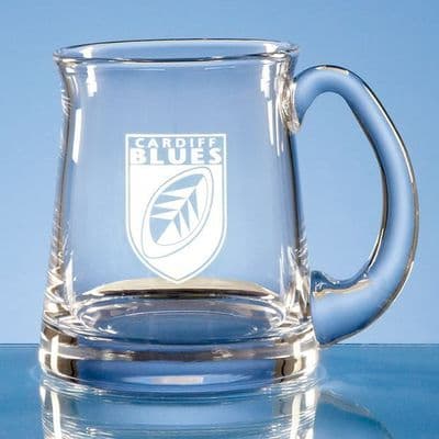 Handmade Toddington Beer Glass Tankard 1 Pint