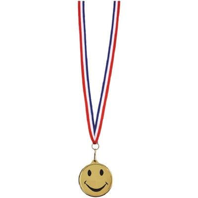 Happy Medal 45mm with Red/White Blue Ribbon