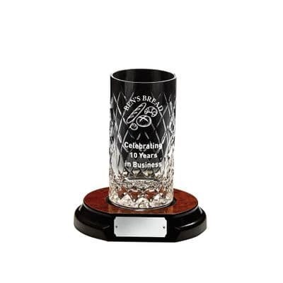 Highball Glass 24% Lead Crystal with Base