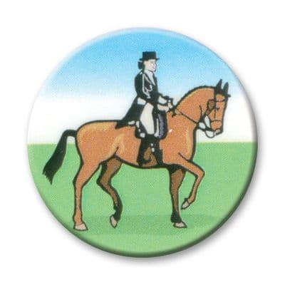 Horse Equestrian Vinyl 25mm Flat Centre - 5pcs
