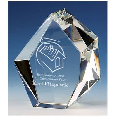 Iceberg Optical Crystal Award 170mm