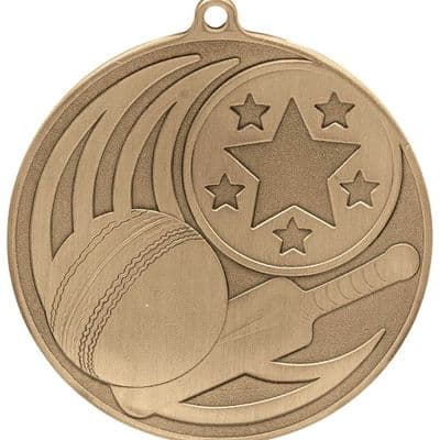 Iconic Cricket 55mm Medal