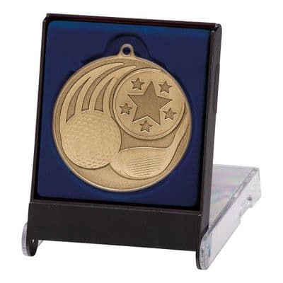 Iconic Golf 55mm Medal & Box