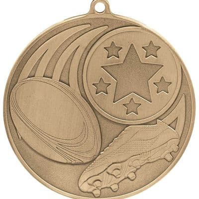 Iconic Rugby 55mm Medal