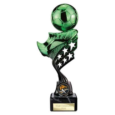 Innov8 Football Trophy Green & Black