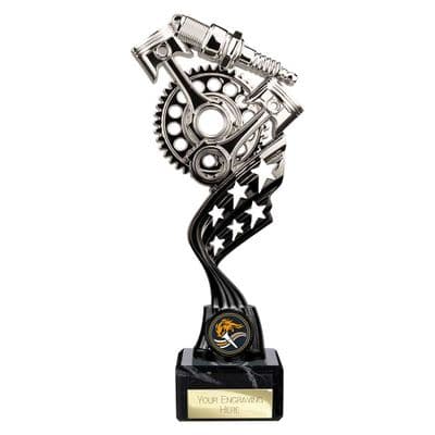 Innov8 Motorsport Trophy Silver & Black