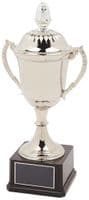 Intrepid Nickel Plated Presentation Cup with Lid | TrophyMaster UK