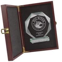 Jade Facetted Octagon Award 171mm (6.75