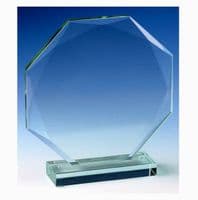 Jade Facetted Octagon Award 171mm (6.75