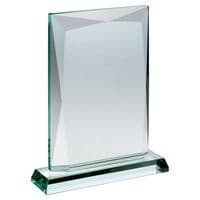 Jade Glass Chunky Rectangle Plaque (19mm Thick) 203mm (8