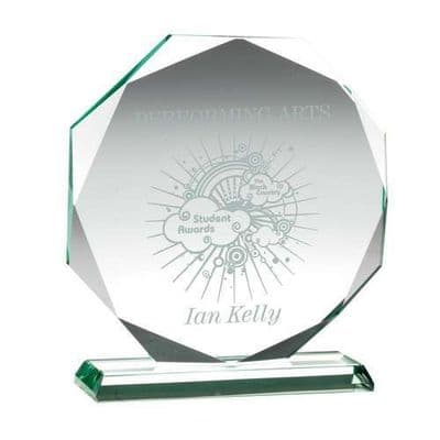 Jade Glass Octagon (15mm Thick)