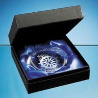 Jade Glass Round Coaster 100mm (4