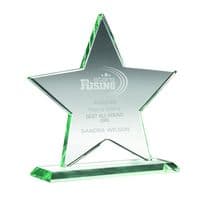 Jade Glass Star (10mm Thick) 133mm (5.25