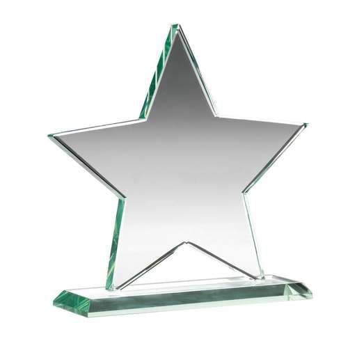 Jade Glass Star (10mm Thick) 133mm (5.25