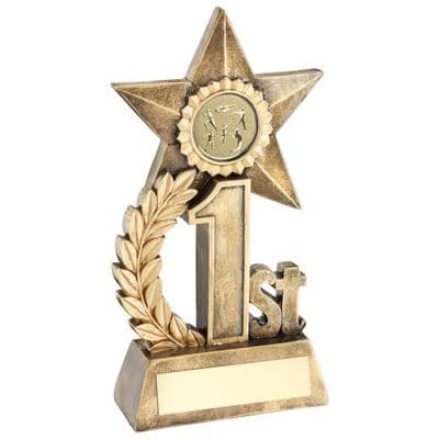 Leaf And Star Award Trophy