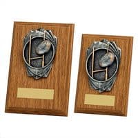 Light Oak Rugby Posts Award