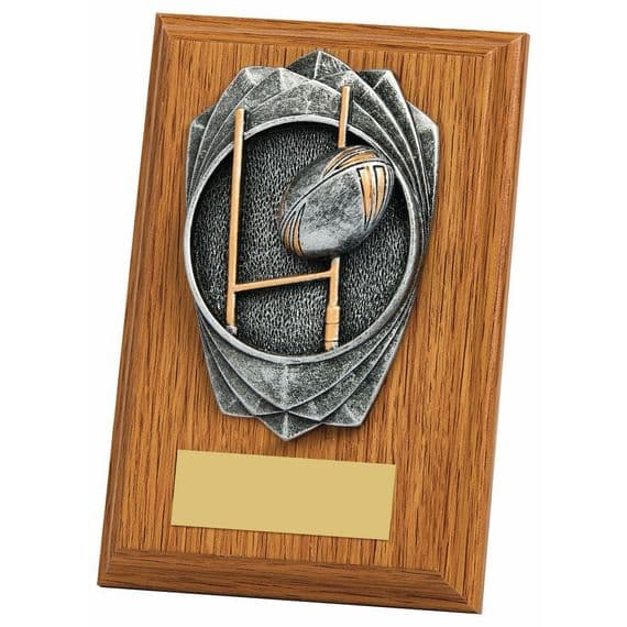 Light Oak Rugby Posts Award