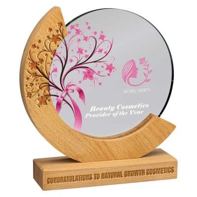 Lunar Glass Jade & Beechwood (25mm Thick)