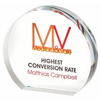 Mini Circular Colour Printed Award 65mm