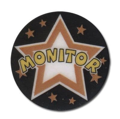Monitor Vinyl 25mm Flat Centre - 5pcs