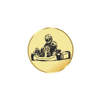 Motor Sport Go-Kart Gold Metal 25mm Flat Centre - 5pcs