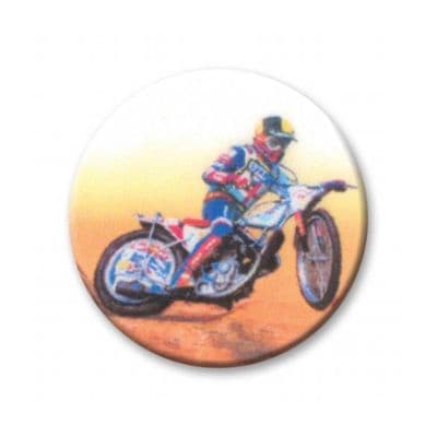 Motorbike Scrambler Vinyl 25mm Flat Centre - 5pcs