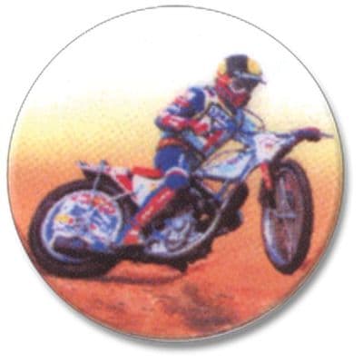 Motorcycle Speedway Vinyl 25mm Flat Centre - 5pcs