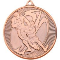 Multi Line Rugby 50mm Medal | TrophyMaster UK