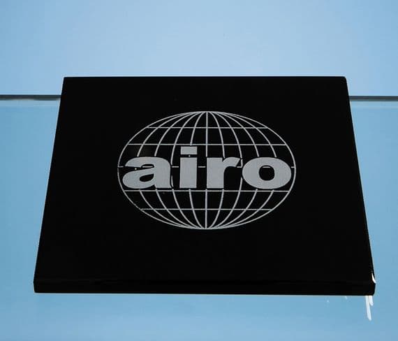 Onyx Black Square Coaster 100mm (4