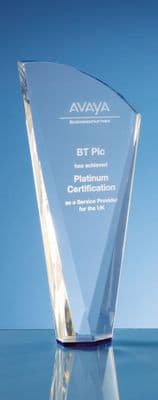 Optical Crystal Facet Shard Award