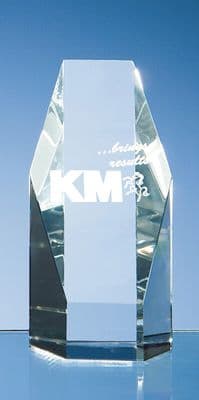 Optical Crystal Hexagon Award