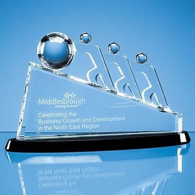 Optical Crystal Slope Teamwork Award 320mm