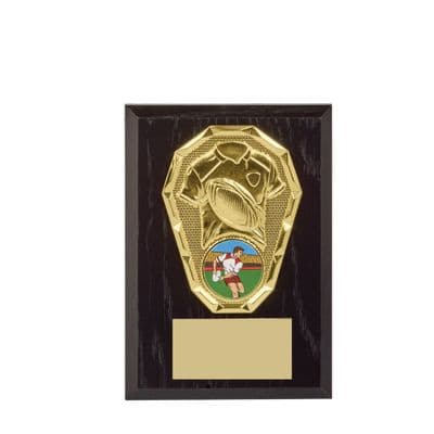 Phoenix Rugby Plaque with Gold Trim