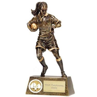 Pinnacle Female Rugby Trophy
