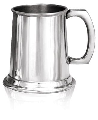Plain Straight Pewter Tankard (Half Pint)