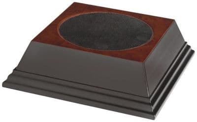 Polished Wood Base 45mm High