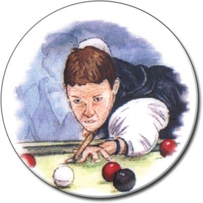 Pool/Snooker Shot Vinyl 25mm Flat Centre - 5pcs