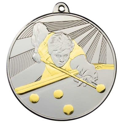 Premiership Pool 60mm Medal