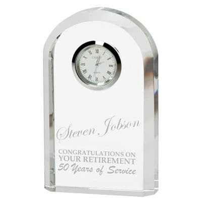 Prestige Crystal Clock 120mm