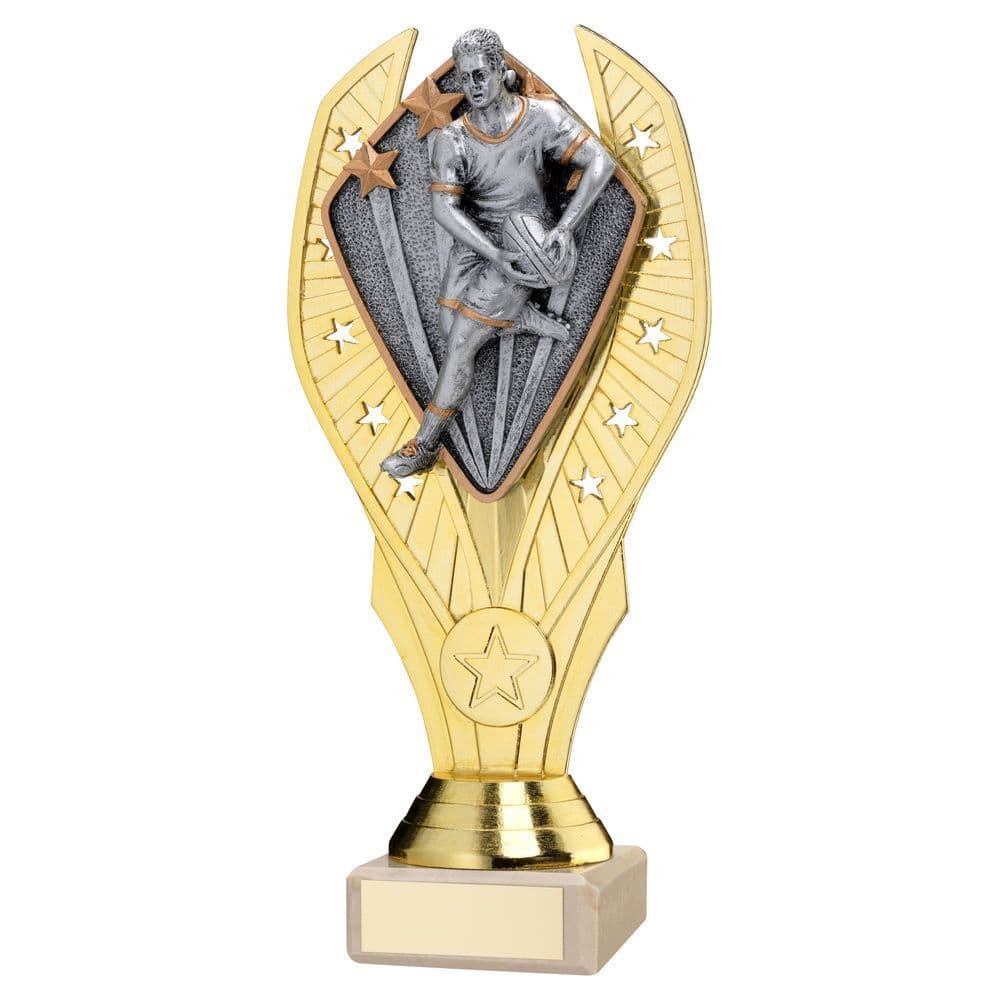 Pro-Star Male Rugby Marble Trophy