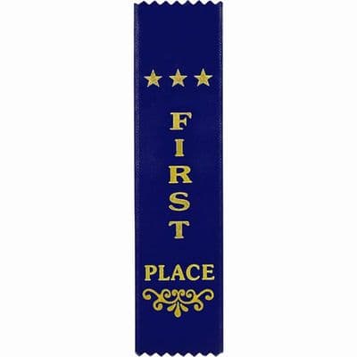 Recognition Pennant Ribbons 200 x 50mm - 6 places