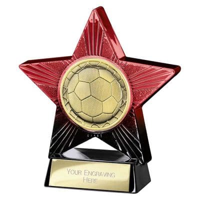 Red & Black Superstar Football Award