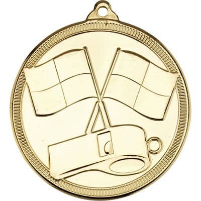 Referee / Officials Gold 50mm Medal