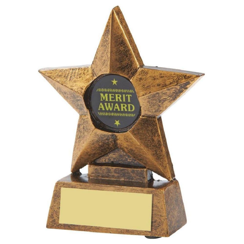 Resin Mini Star Award Gold 102mm (4