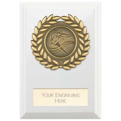 Reward Wreath Plaque Arctic White