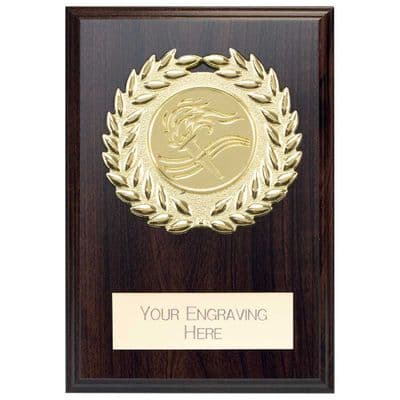 Reward Wreath Plaque Mahogany