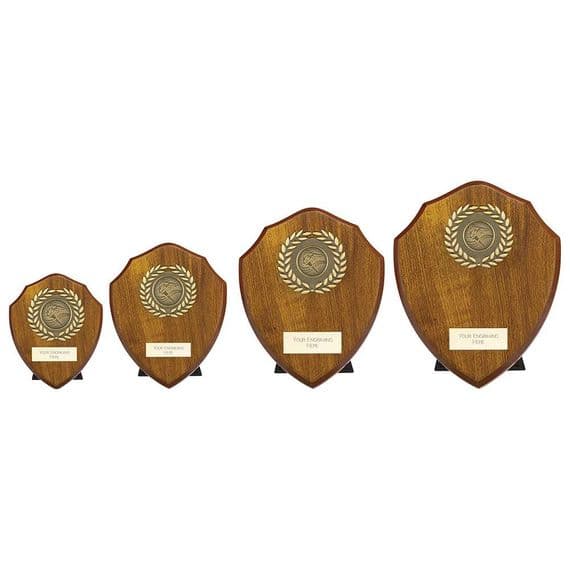 Reward Wreath Shield Walnut